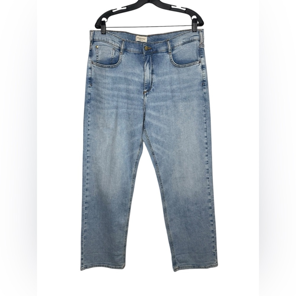 Anthropologie Pilcro Light Wash Straight Leg Jeans Size 31